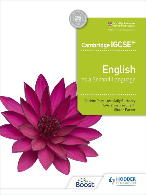Title details for Cambridge IGCSE English as a Second Language by Daphne Paizee - Wait list